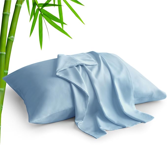BEDELITE Standard Pillow Cases Set of 2, Rayon Derived from Bamboo, Cooling by BEDELITE