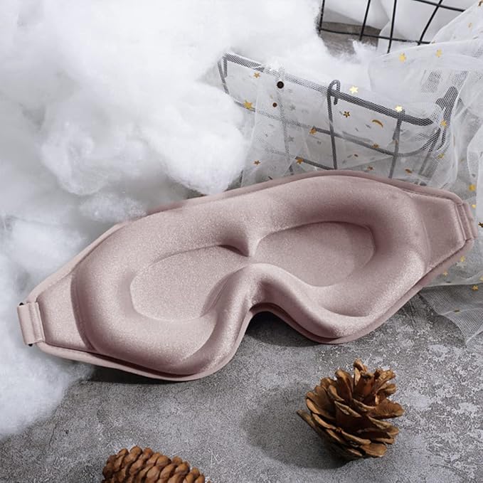 Sleep Mask, 3D Deep Contoured Eye Covers - Image 6