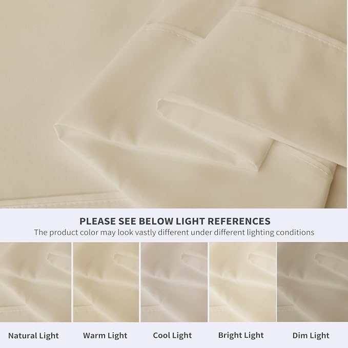 Maple&Stone King Flat Sheet 6 Pack, Premium Soft & Breathable, Brushed - Image 4