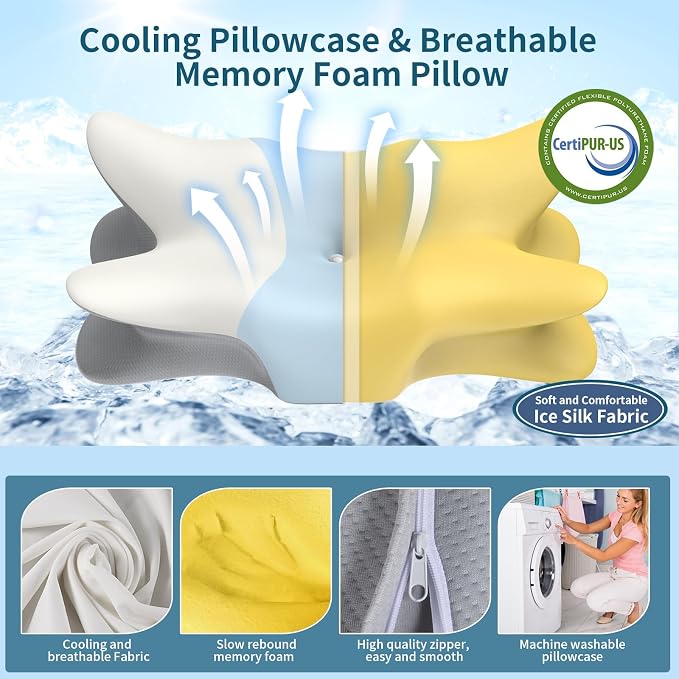 Cervical Pillow for Neck and Shoulder Pain Relief - Image 6