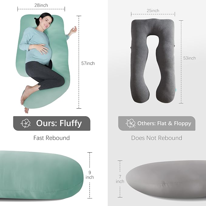 MOON PARK Pregnancy Pillows for Sleeping - Image 7