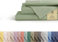 Linen Home 100% Cotton Percale Sheets King Size, Deep Pocket, 4 Pieces Set by LINENHOME