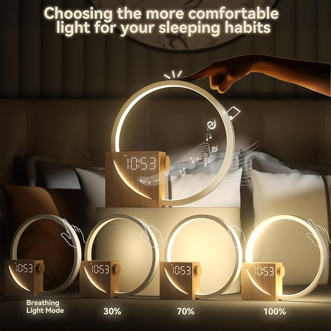Vivilumens Sunrise Alarm Clock Sound Machine Nightlight, Gradual Wake Up Light - Image 6