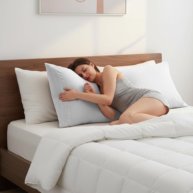 Elegant Comfort Luxury Ultra-Soft 1-Piece Body Pillowcase - Image 4