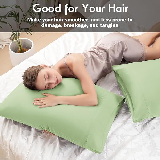 Pillowcases Standard Size 2 Pack, Cooling Viscose Pillow Cases - Image 5