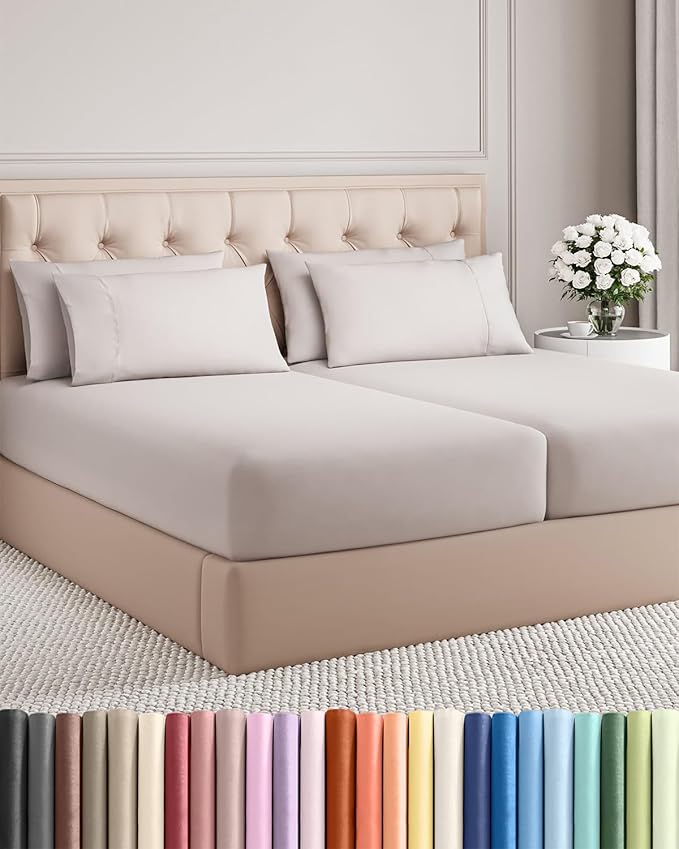 Split King 7 Piece Sheet Set by CGKUnlimited