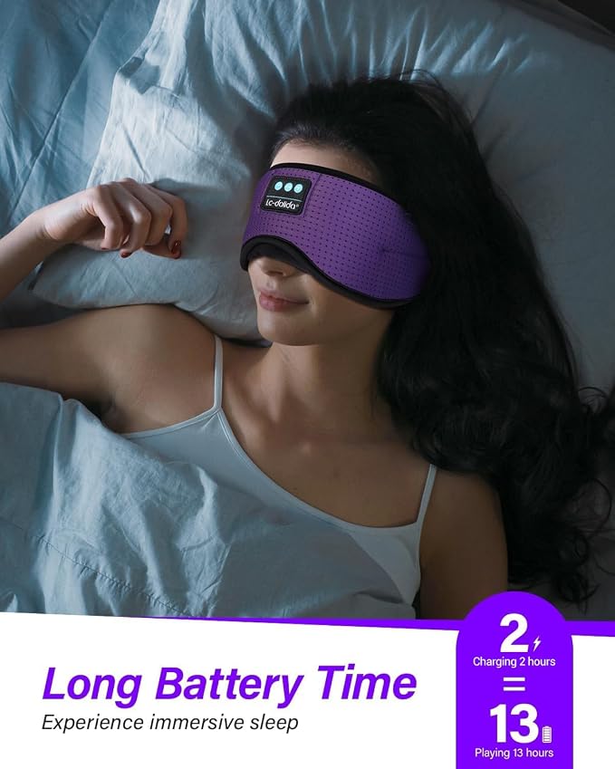 LC-dolida Sleep Headphones, Sleep Mask - Image 6