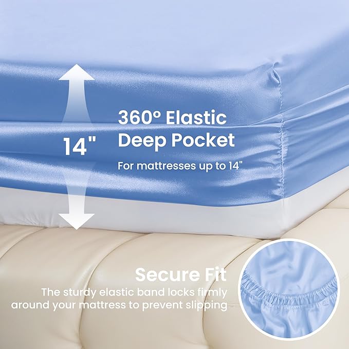 Love's cabin Satin Sheet Set - Image 4