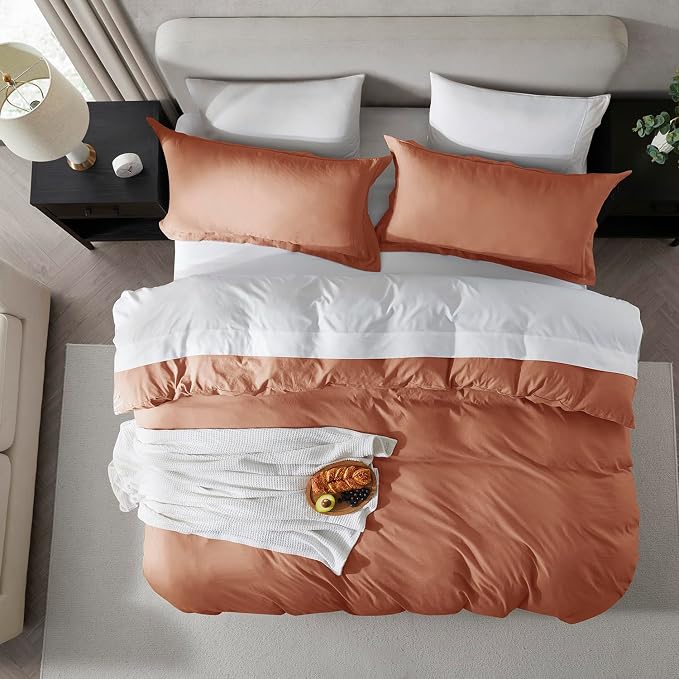 Nestl Rust Duvet Cover King Size - Image 5