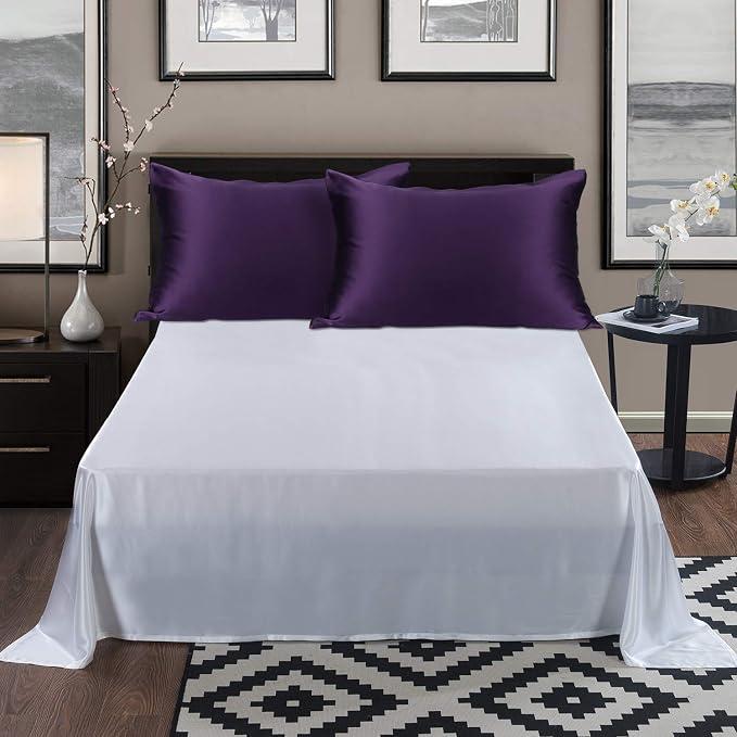 ALASKA BEAR Silk Pillowcase for Hair and Skin, Zipper Closure - Image 5