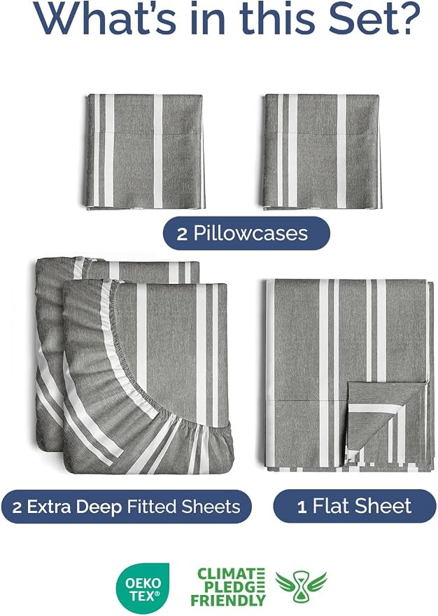 Extra Deep Split King Sheet Set - Image 2