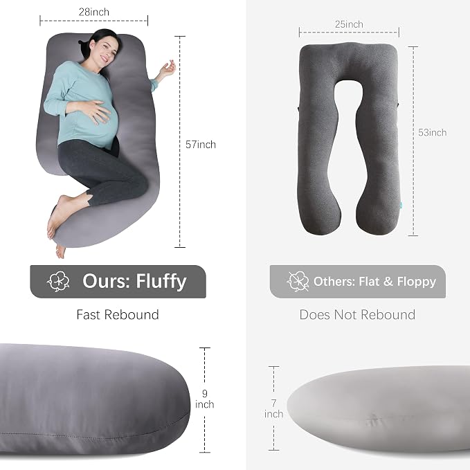 MOON PARK Pregnancy Pillows for Sleeping - Image 7
