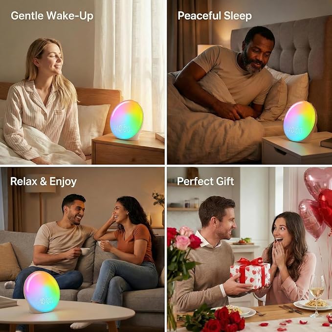 Wake Up Light Sunrise Alarm Clock - Image 10