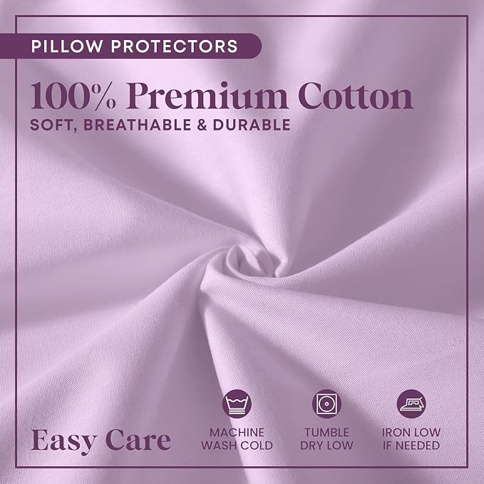 CirclesHome Wedge Pillow Cover 100% Cotton, Zippered Wedge Pillow Case Protector - Image 5