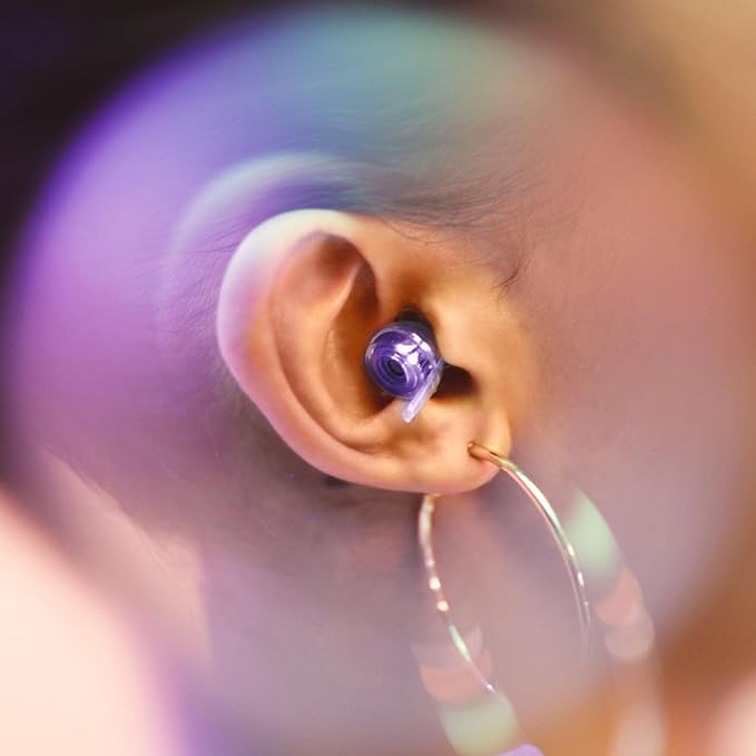 Eargasm High Fidelity Hyperviolet Purple Earplugs - Image 4