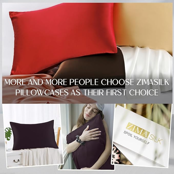 ZIMASILK 100% Pure Mulberry Silk Pillowcase - Image 6