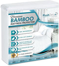 PlushDeluxe Premium Bamboo Mattress Protector – Queen Size, Waterproof by PlushDeluxe