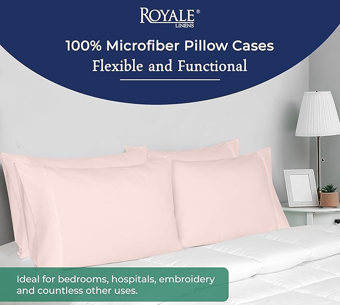 Royale Linens Standard Pillowcase Set of 2 - Image 6