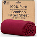 Bambaw 100% Viscose Derived from Bamboo Fitted Sheet Only, Full Size Fitted Bed by Bambaw