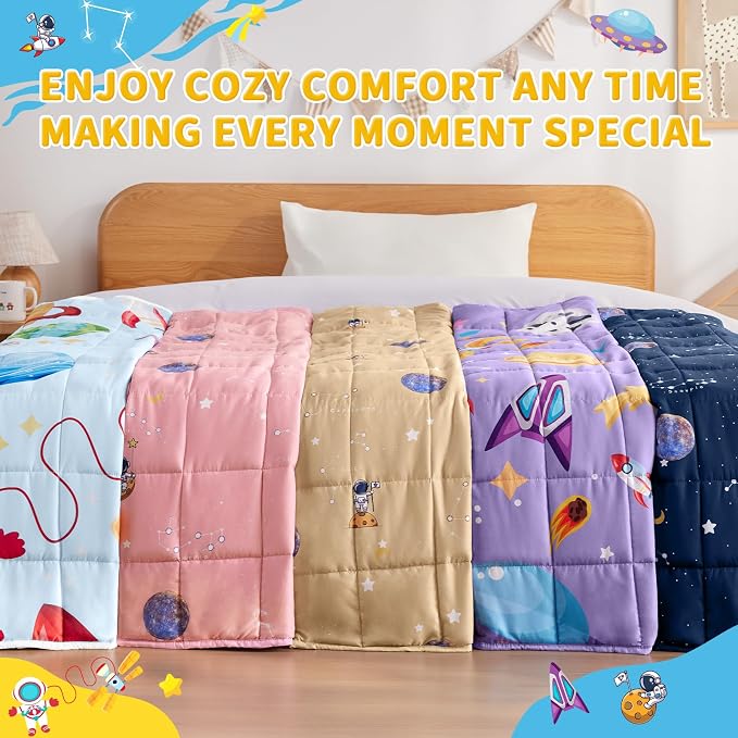 anfie Weighted Blanket Kids Weighted Blanket Cooling Blanket - Image 4