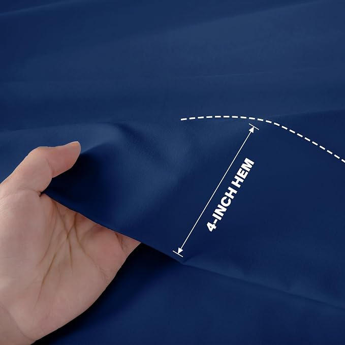 Lavisun Flat Sheets 2 Pack, Hotel Quality Flat Bed Sheets, Brushed Microfiber - Image 3