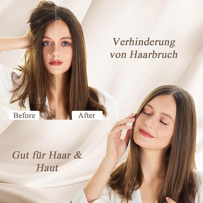 Satin Pillowcase for Hair 2pc, Similar to Silk Pillow Cases, Easier Care Than - Image 3