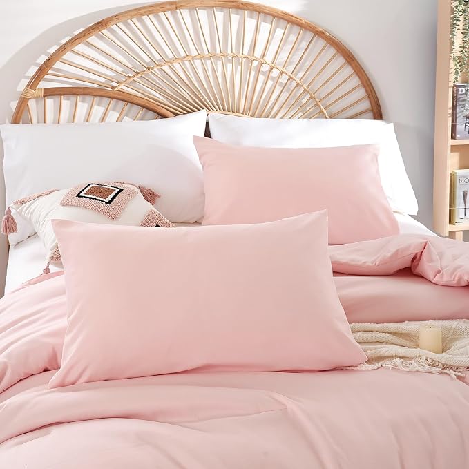 weigelia Pink Comforter Full Size Set – Soft All-Season Bedding - Image 5