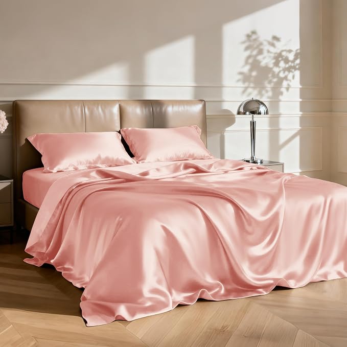 Love's cabin Twin Satin Sheets Sets - Image 2