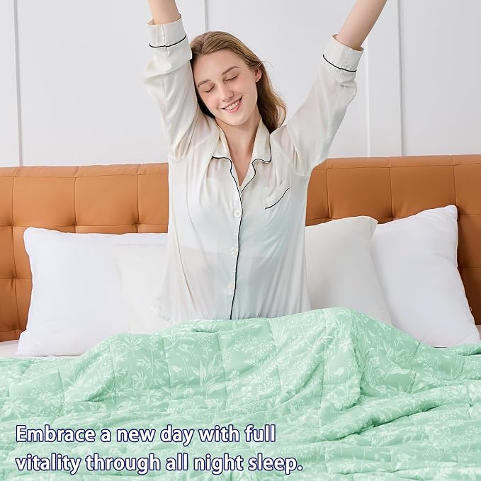 yescool Weighted Blanket for Adults Cooling Heavy Blanket for Sleeping Perfect - Image 6