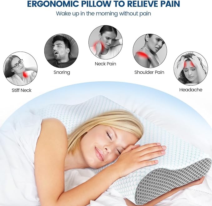 Memory Foam Pillows Neck Pillow Bed Pillow - Image 4