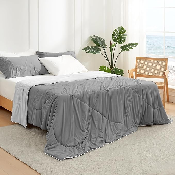 Cozy Bliss Cooling Comforter Queen Size, Cooling Blankets - Image 4