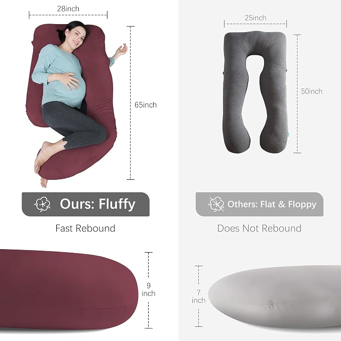 MOON PARK Pregnancy Pillows for Sleeping - Image 7