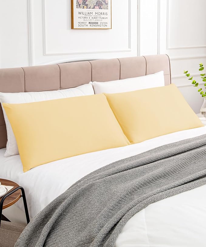 Warmstar Cotton Pillow Cases Queen Size Set of 2, 600 Thread Count Pillowcases - Image 2