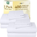 California Design Den 2-Pack Full Size Sheet Sets by CaliforniaDesignDen