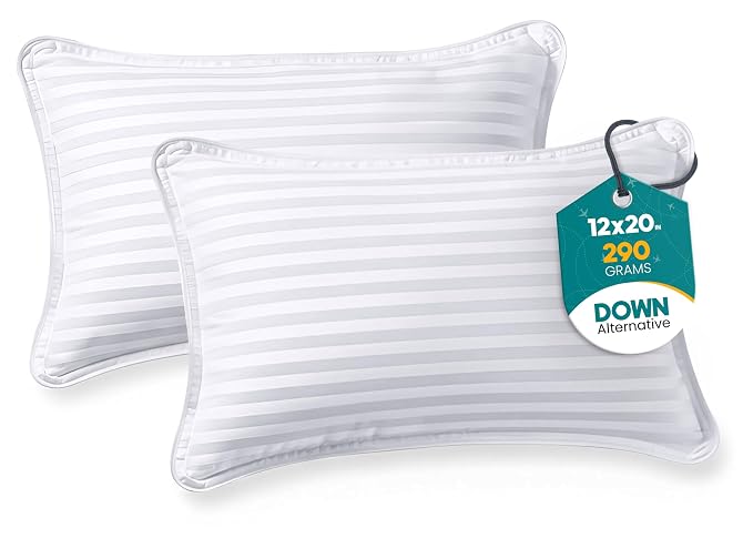 Utopia Bedding Travel Pillow for Airplane, Car and Toddlers, Neck Support for by UTOPIABEDDING