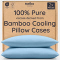 Bambaw 100% Viscose Derived from Bamboo Pillowcases King Size – Set of 2 by Bambaw