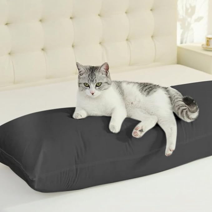 SHOUREN Cotton Memory Foam Body Pillow Insert- Cooling Breathable Full Body - Image 6