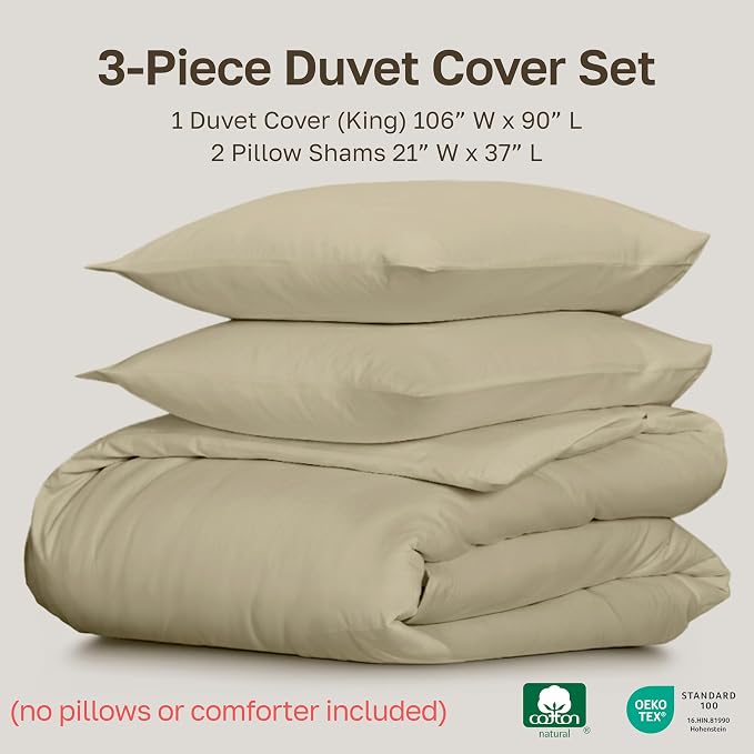 California Design Den 3 Pc King Duvet Cover Set - Image 5