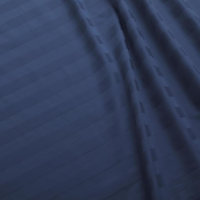 Flat Sheet Only Queen Size, 400 TC 100% Egyptian Cotton Flat Sheet Striped - Image 3