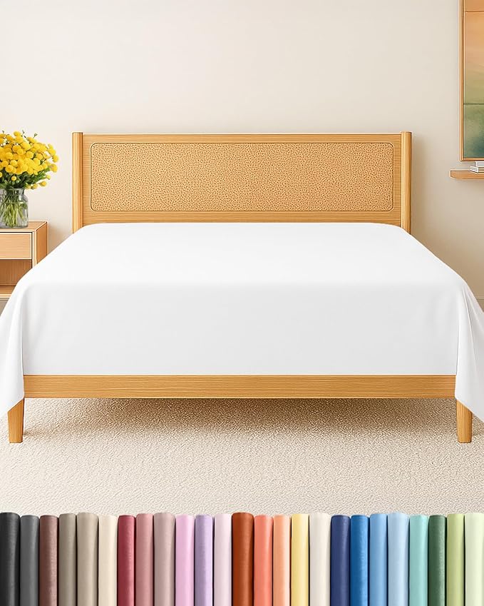 Twin XL Size Flat Sheet by CGKUnlimited