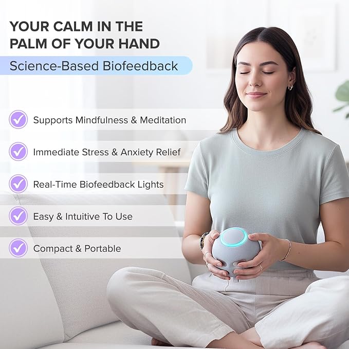 Reflect Orb: Smart tracker for better mental health. Biofeedback device to - Image 2
