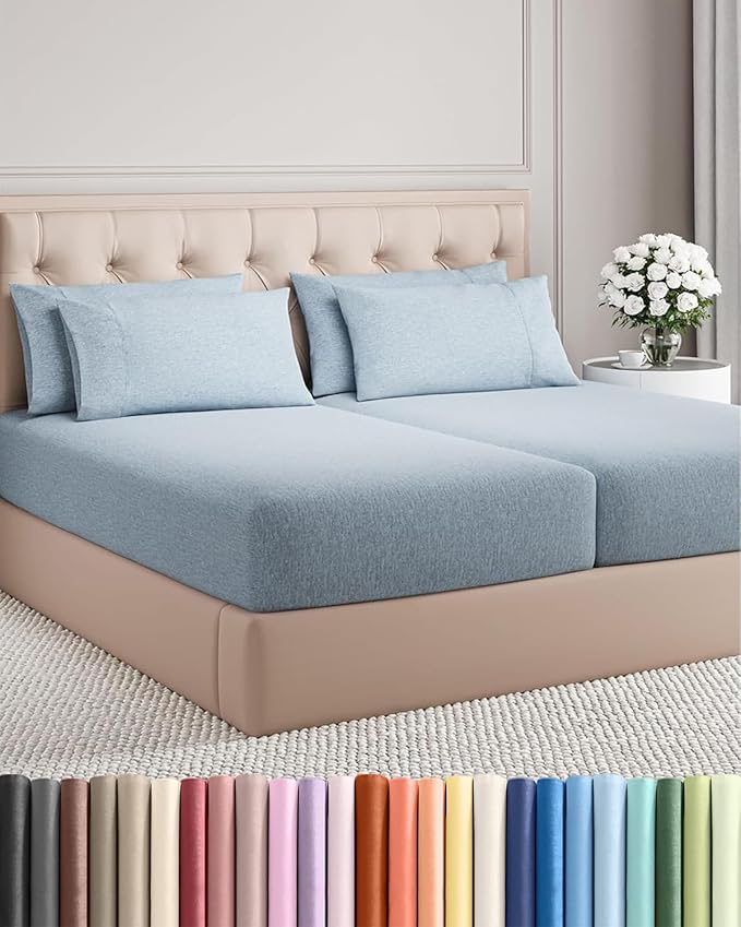 Split King 7 Piece Sheet Set by CGKUnlimited