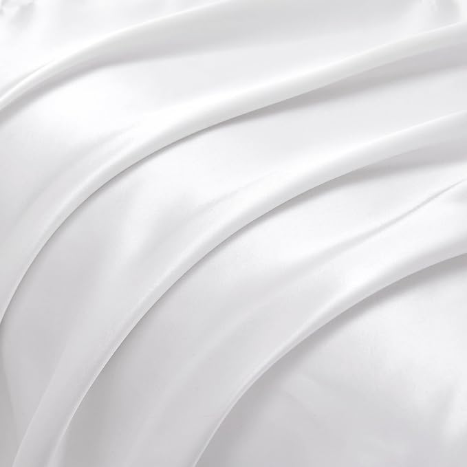 Satin Pillowcases with Zipper （20x30）, Queen Size Pillowcases Set of 2 - Image 5