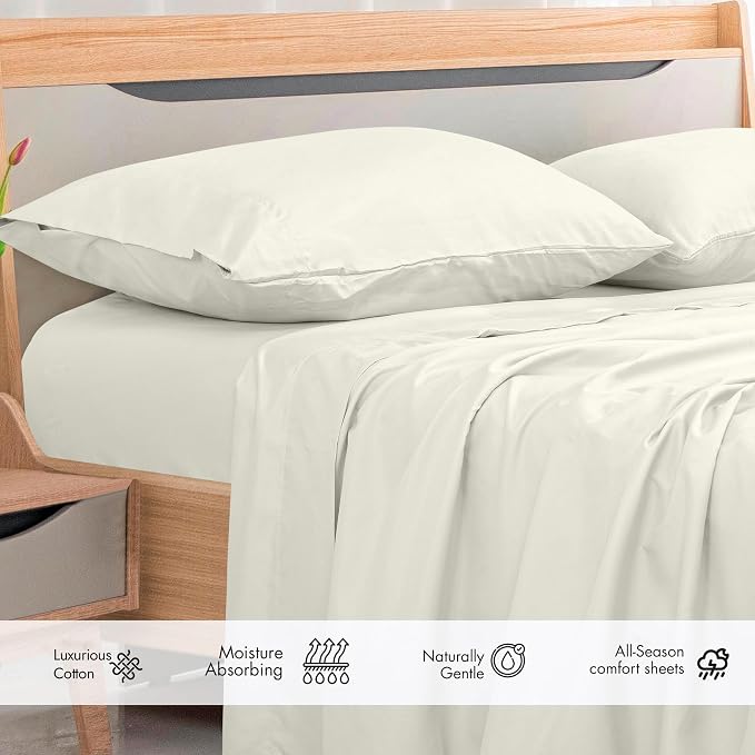 Royale Linens 300 Thread Count 100% Long Staple Combed Cotton - Image 3