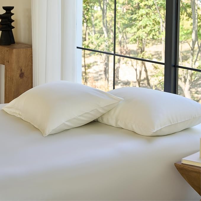 DOZ Pillowcase Set, 100% Viscose derived from Bamboo, Organically Grown by DOZ
