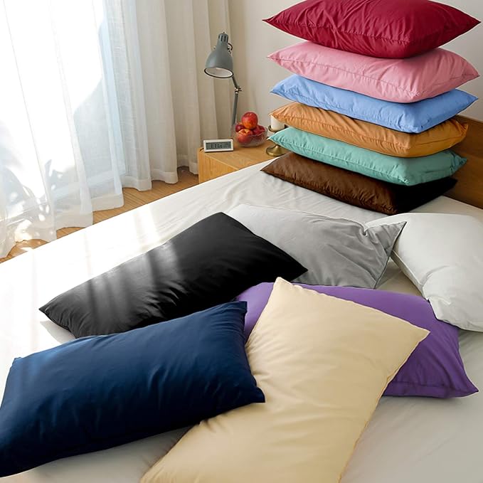 FLXXIE King Pillow Cases Set of 2, Soft Microfiber Pillow Covers - Image 5