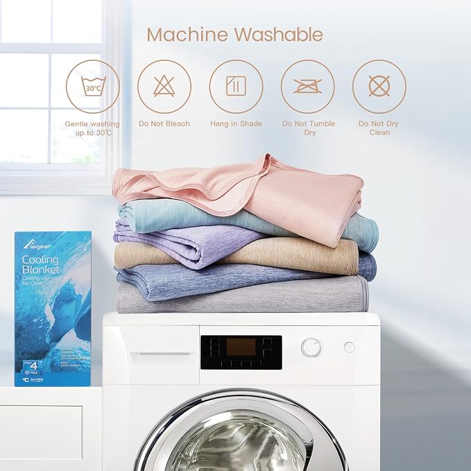 Elegear Revolutionary Cooling Blanket Queen Size Absorbs Heat, Keep - Image 9