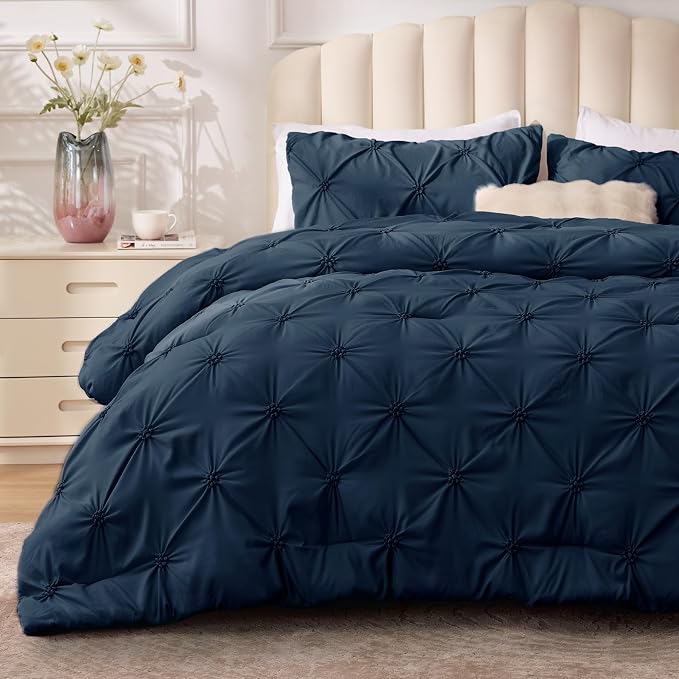 BEDELITE Navy King Size Comforter Set by BEDELITE