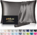 Silk Pillowcase for Hair and Skin, Mulberry Silk Pillow Cases Standard Size by HOME