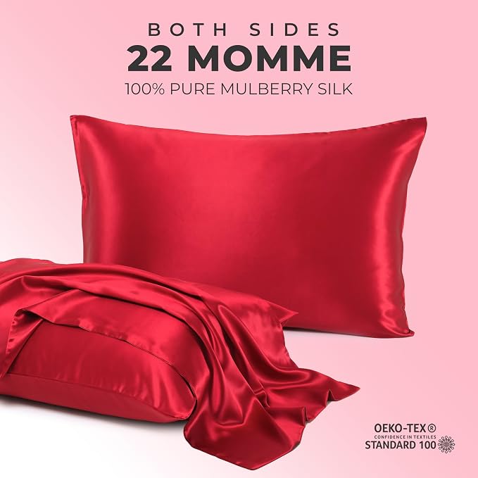 100% Pure Mulberry Silk Pillowcase - Image 2